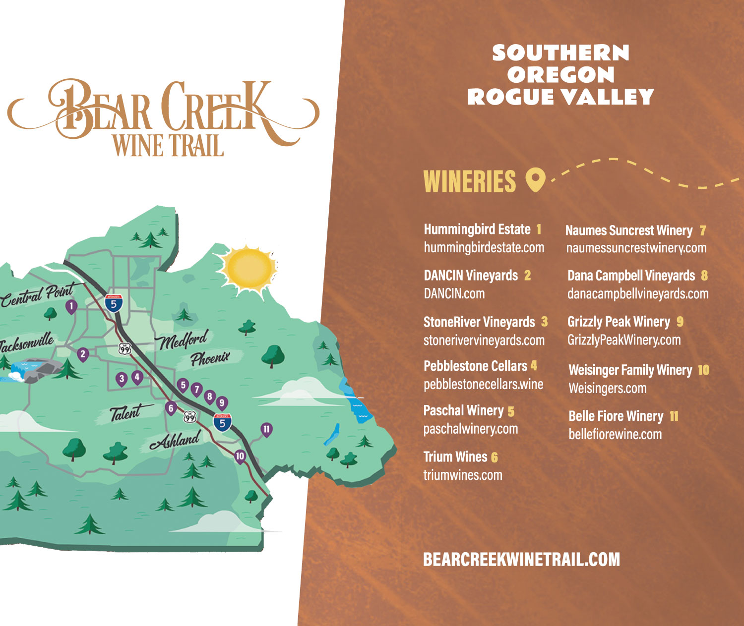 Bear Creek Wine Trail